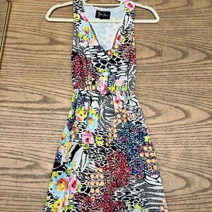 Yumi Kim Vibrant Floral and Animal Print Maxi Dress